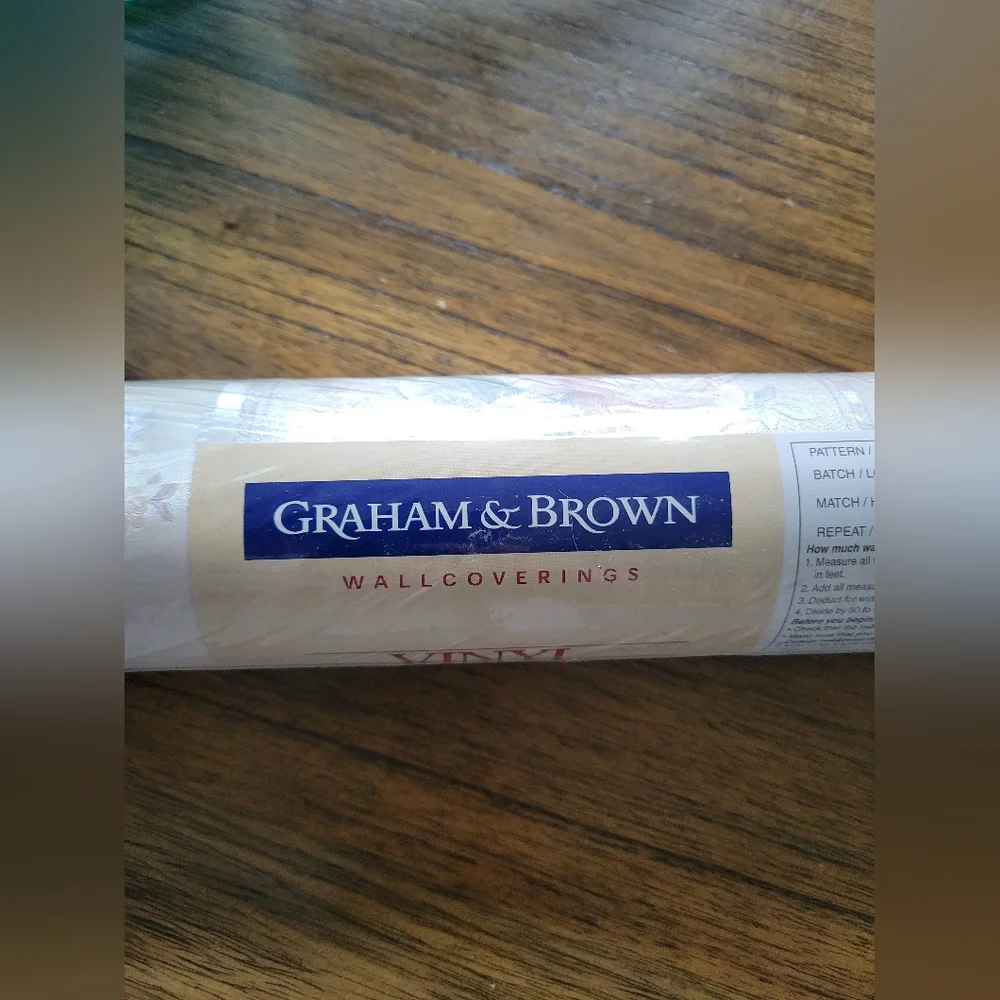 Graham & Brown floral wallpaper new! Vintage